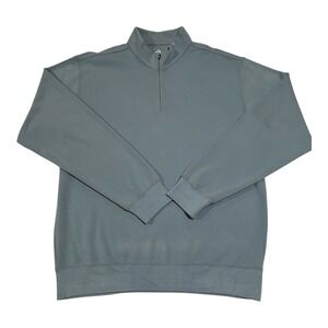 Turtleson‎ Men's Size XL 1/4 Zip Blue Long Sleeve Pullover Tour Performance